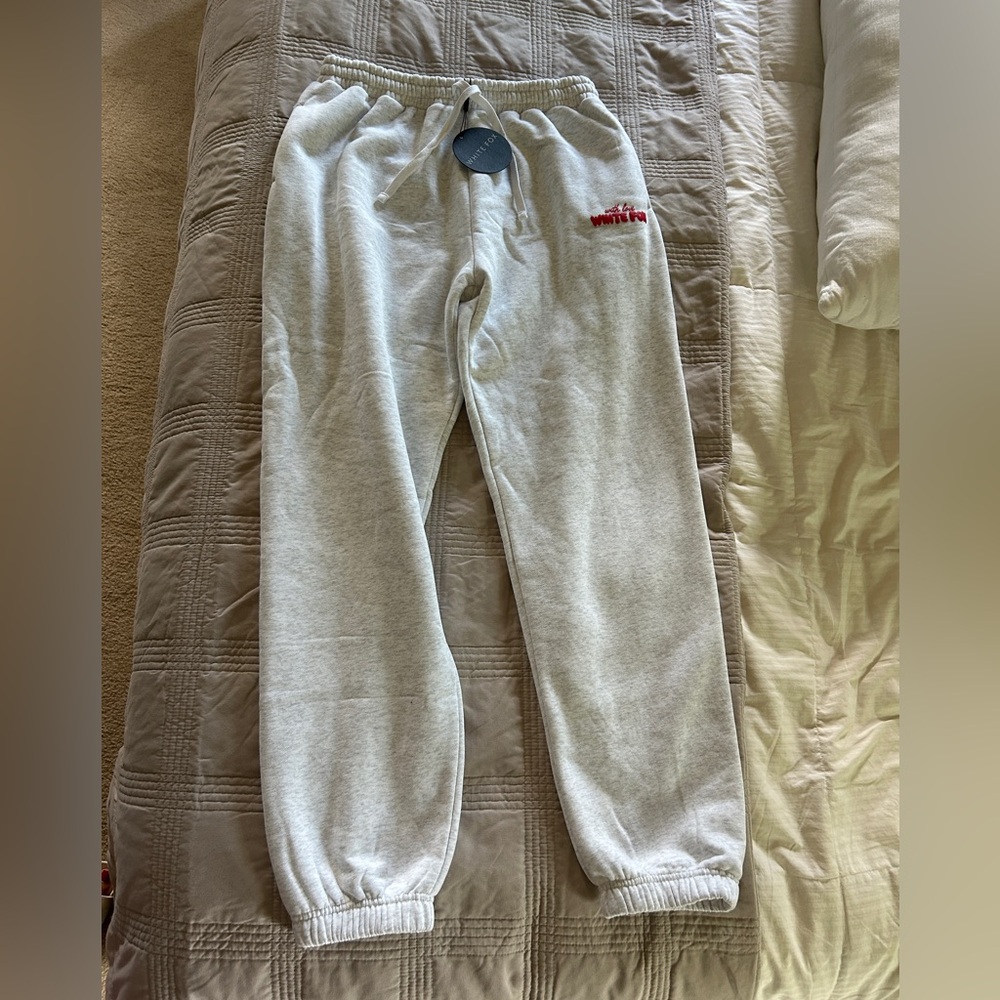 White Fox Boutique Gray Joggers with Relaxed Fit